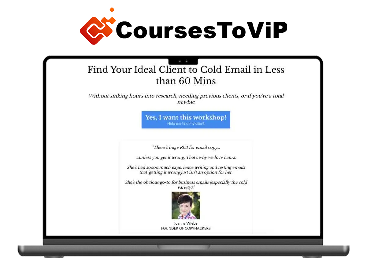 Laura Lopuch – Find Your Lead Workshop