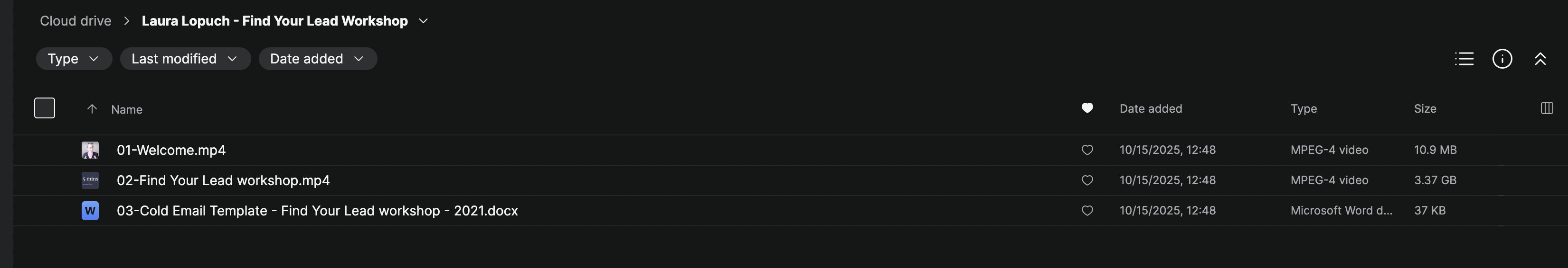 Laura Lopuch – Find Your Lead Workshop