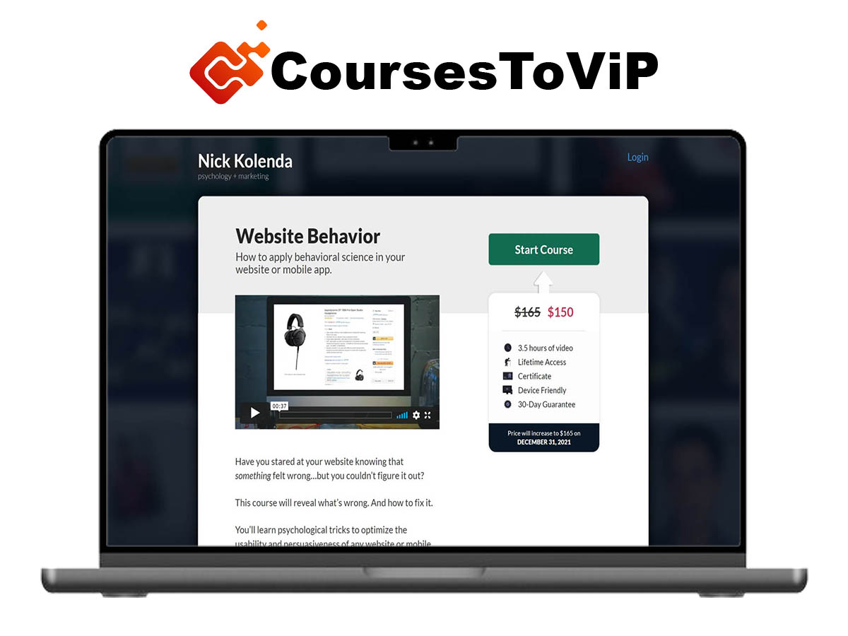 Nick Kolenda – Website Behavior