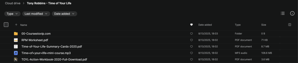 Tony Robbins - Time of Your Life