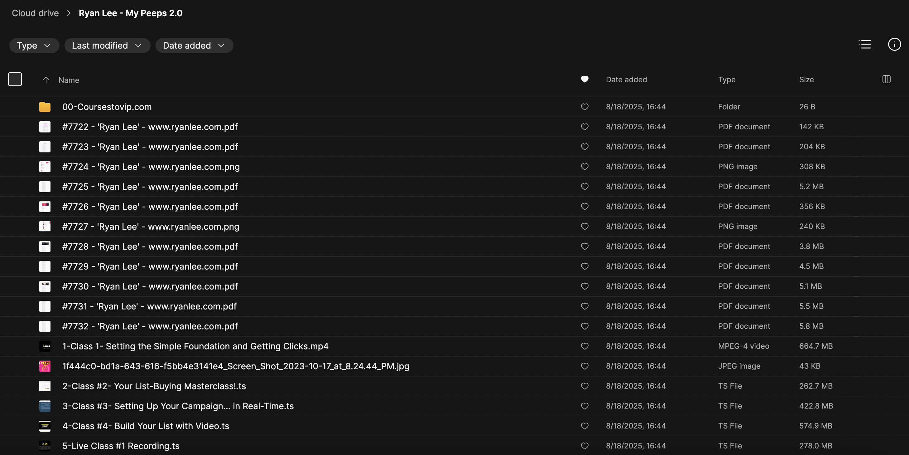 Ryan Lee – My Peeps 2.0