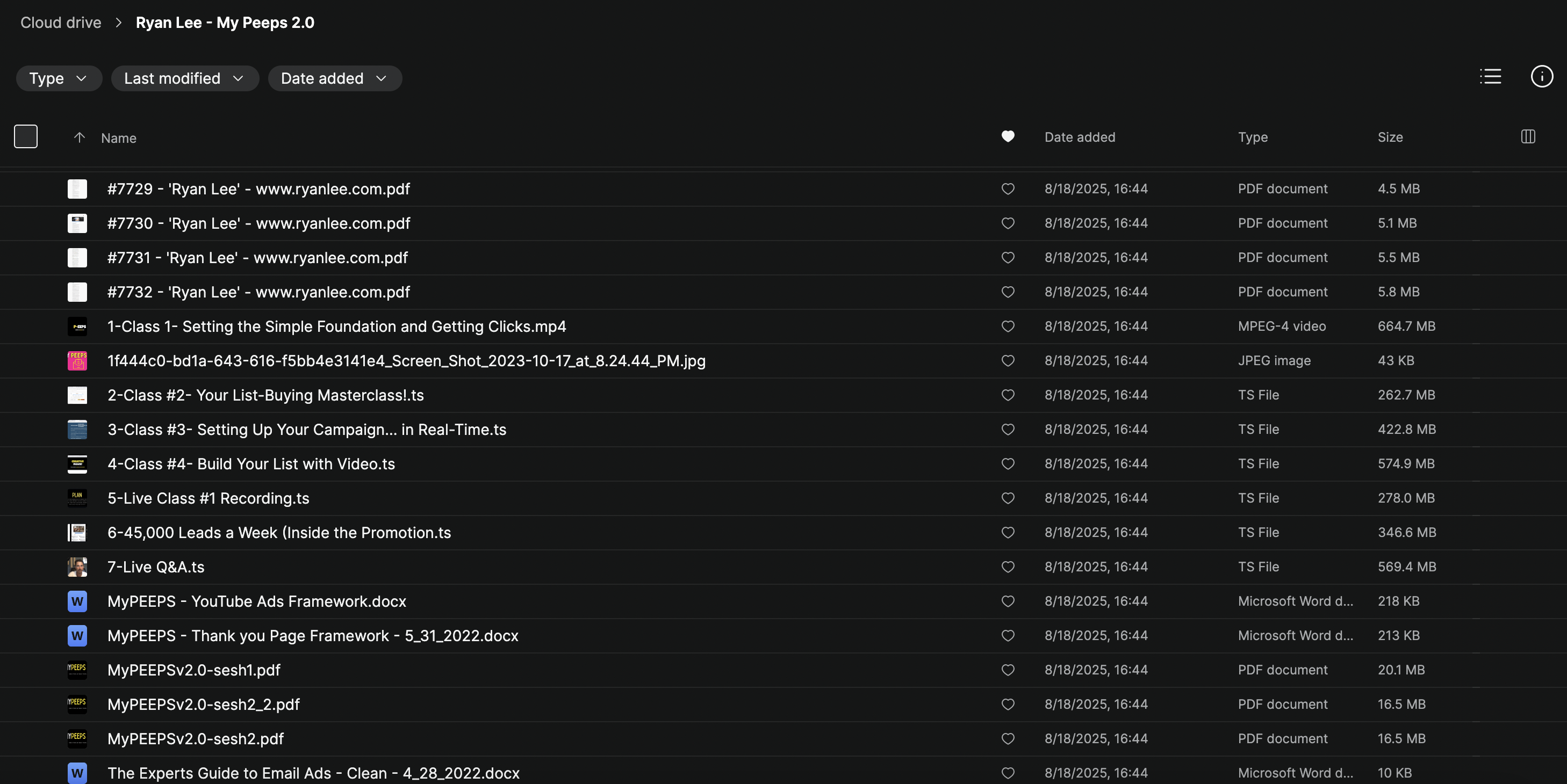 Ryan Lee – My Peeps 2.0