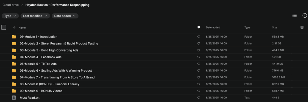 Hayden Bowles – Performance Dropshipping