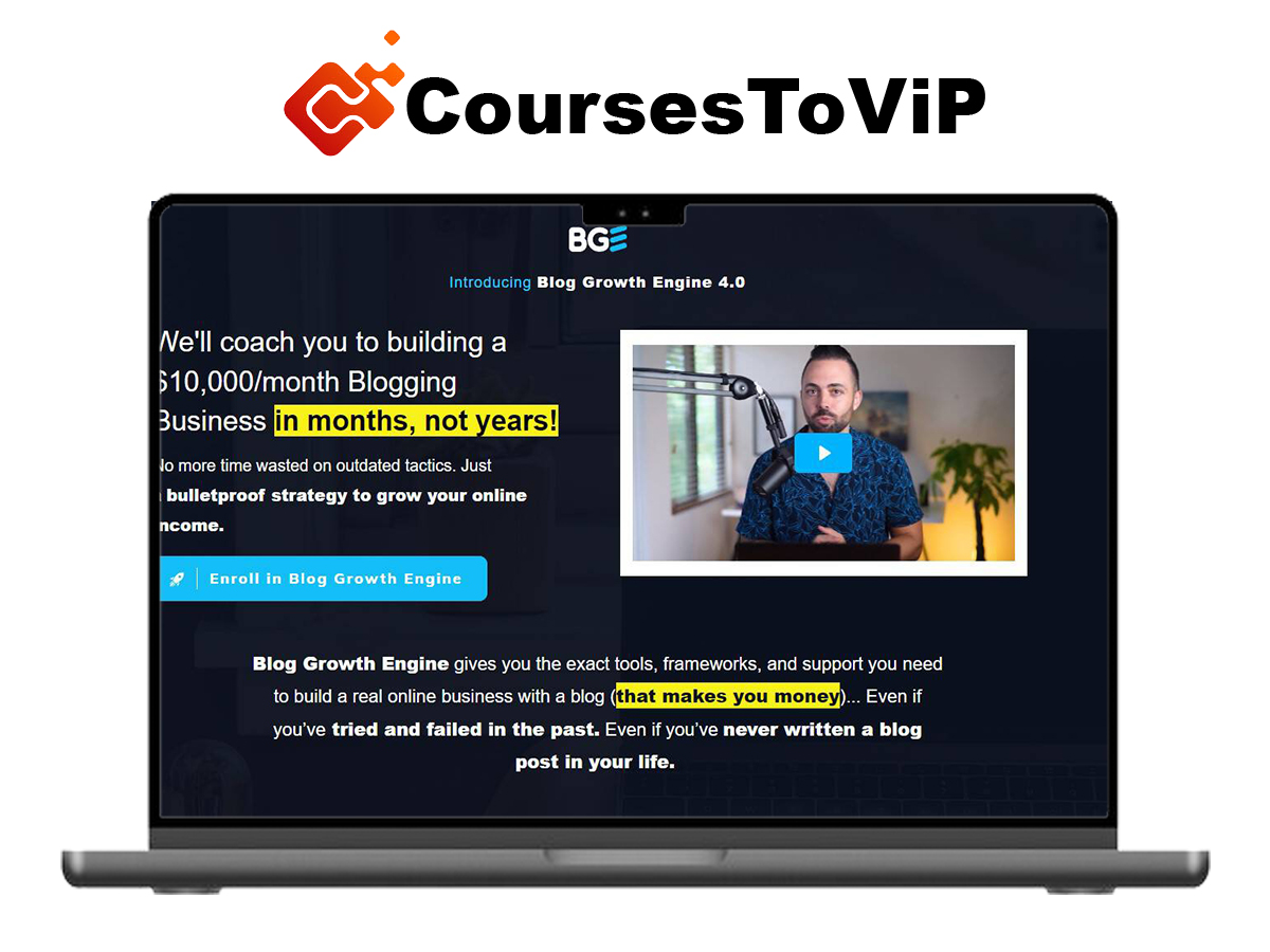 Adam Enfroy – Blog Growth Engine 4.0