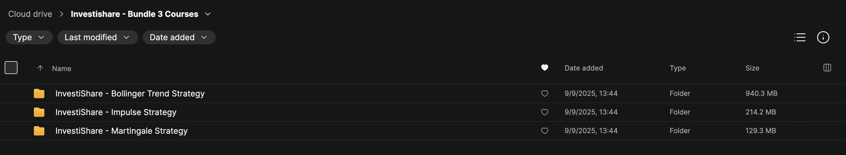 Investishare – Bundle 3 Courses