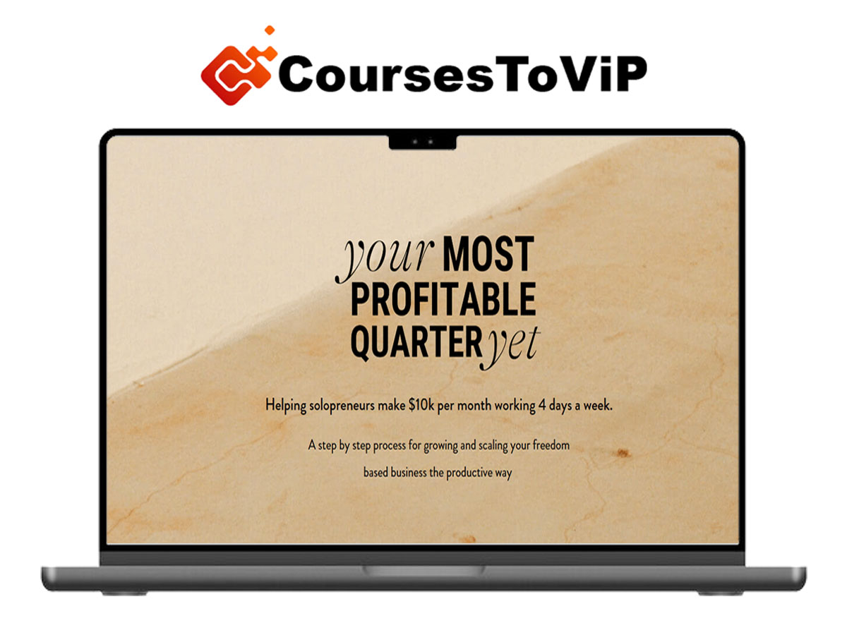 Alyssa Coleman – Your Most Profitable Quarter Yet