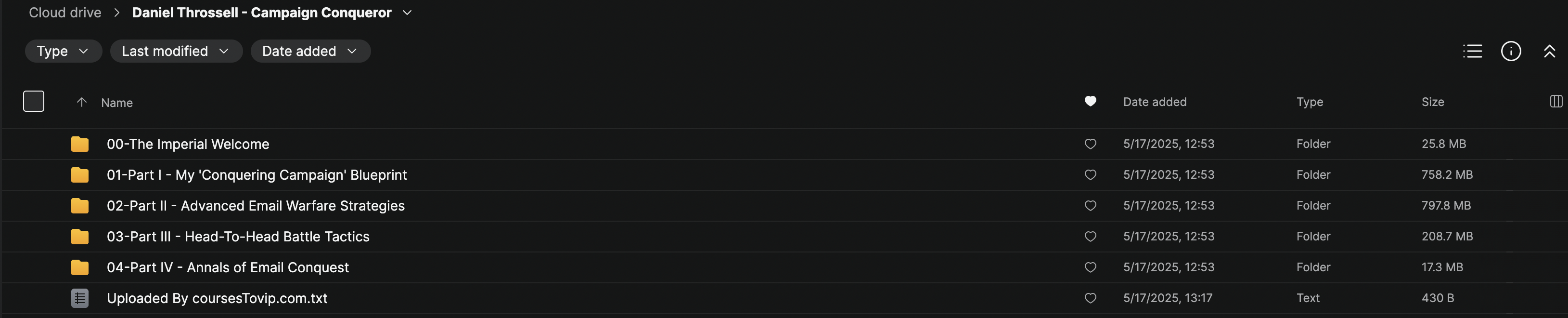 Daniel Throssell – Campaign Conqueror