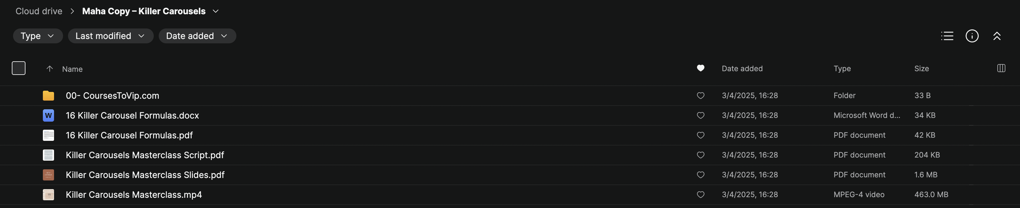 Maha Copy – Killer Carousels