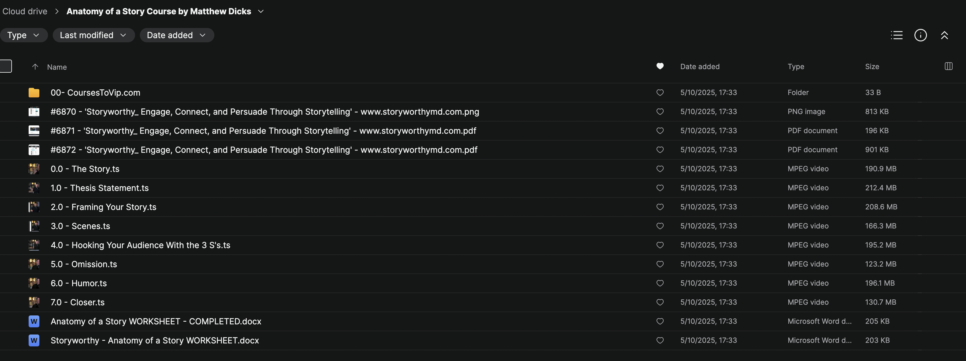 Matthew Dicks – Anatomy of a Story Course