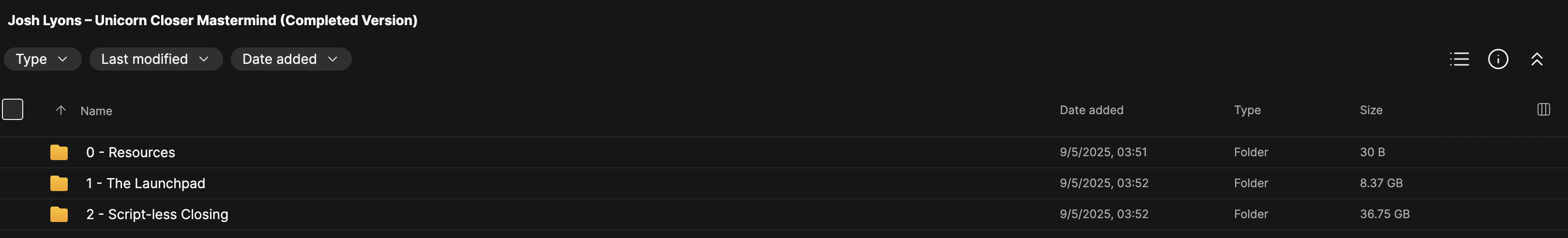 Josh Lyons – Unicorn Closer Mastermind (Completed Version)