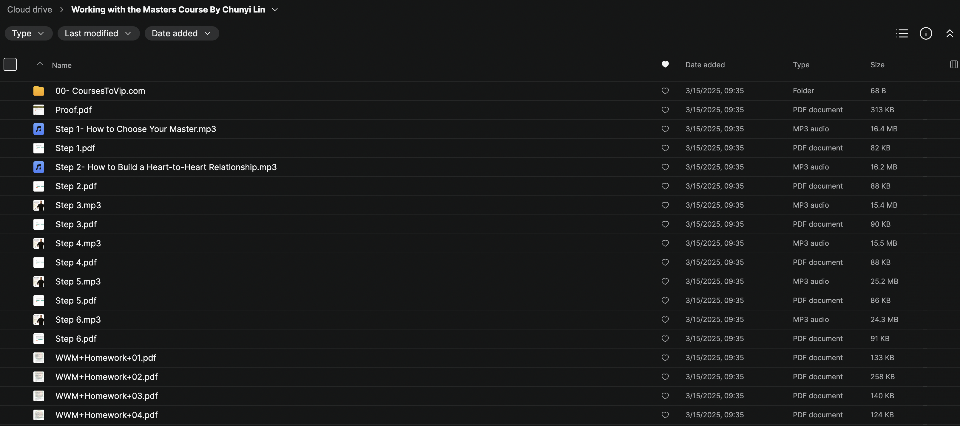 Chunyi Lin – Working with the Masters Course