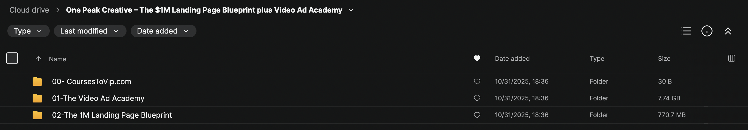 One Peak Creative – The $1M Landing Page Blueprint plus Video Ad Academy