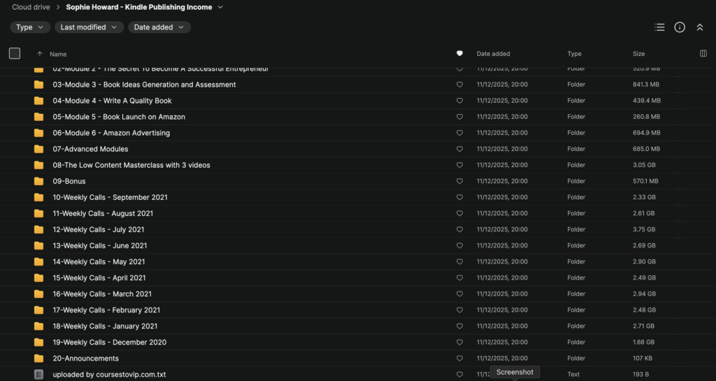 Sophie Howard – Kindle Publishing Income