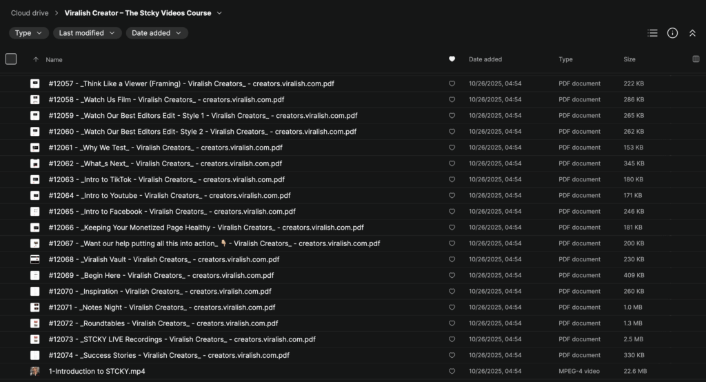 Viralish Creator – The Stcky Videos Course