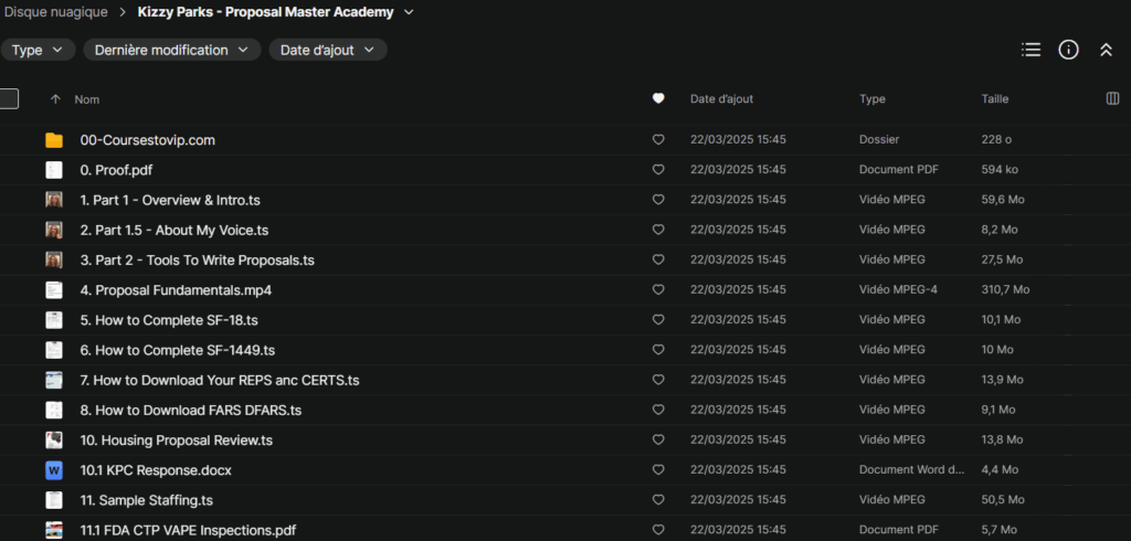 Kizzy Parks – Govcon Winners Proposal Master Academy