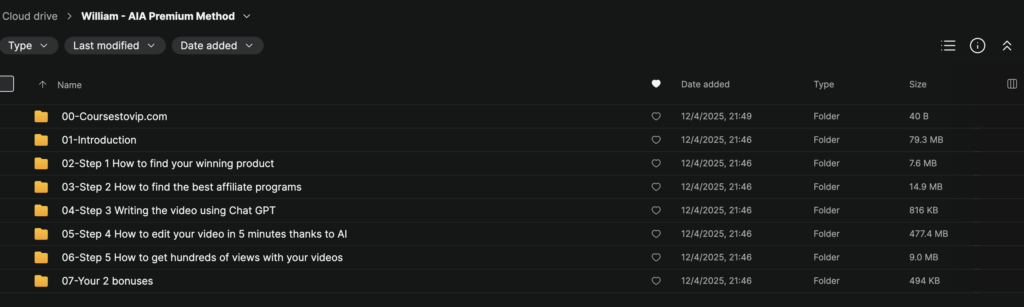 William – AIA Premium Method