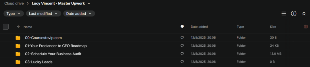 Lucy Vincent – Master Upwork