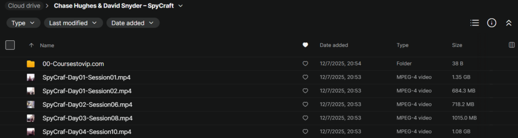 Chase Hughes – David Snyder – SpyCraft