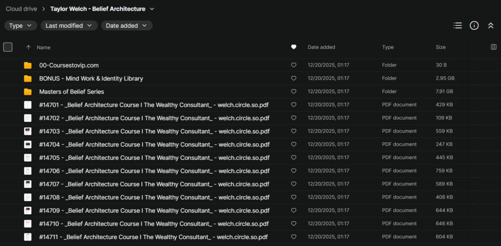 Taylor Welch – Belief Architecture