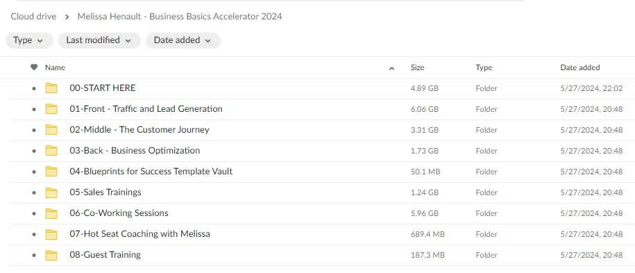 Melissa Henault – Business Basics Accelerator 2024
