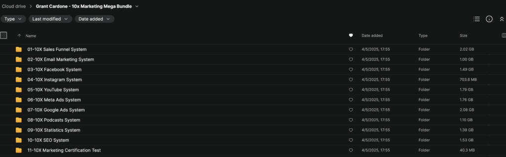 Grant Cardone – 10x Marketing Mega Bundle