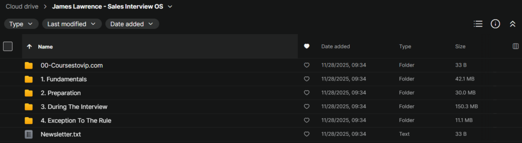 James Lawrence – Sales Interview OS