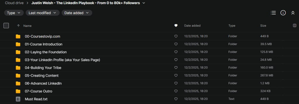 Justin Welsh – The LinkedIn Playbook