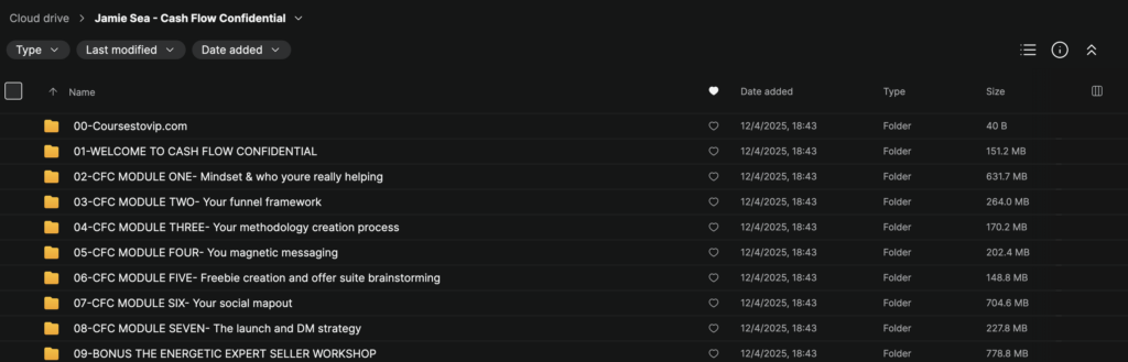 Jamie Sea – Cash Flow Confidential