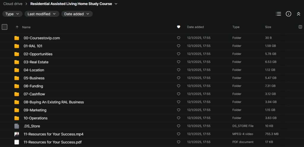 Residential Assisted Living Home Study Course