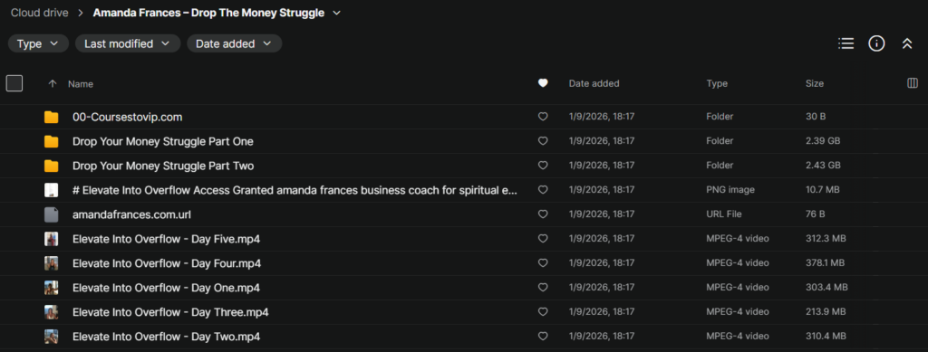 Amanda Frances – Drop The Money Struggle